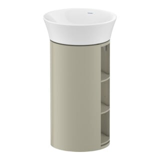 Duravit Waschtischunterschrank White Tulip 41x41x75cm, 2 Hozfachb., Tau Seidenmatt