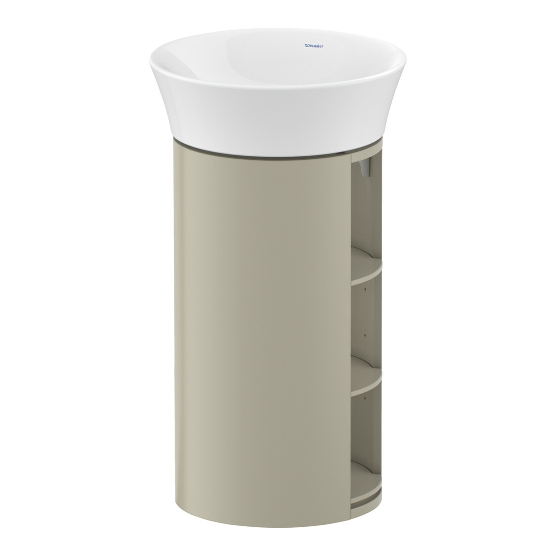 Duravit Waschtischunterschrank White Tulip 41x41x75cm, 2 Hozfachb., Tau Seidenmatt