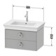 Duravit Waschtischunterschrank White Tulip 68,4x45,8cm, E N m/gra g, 2 La m G, wh