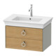 Duravit Waschtischunterschrank White Tulip 68,4x45,8cm, E N m/StG m, 2 La m G, wh-1