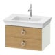 Duravit Waschtischunterschrank White Tulip 68,4x45,8cm, E N m/w m, 2 La m G, wandhängend-1