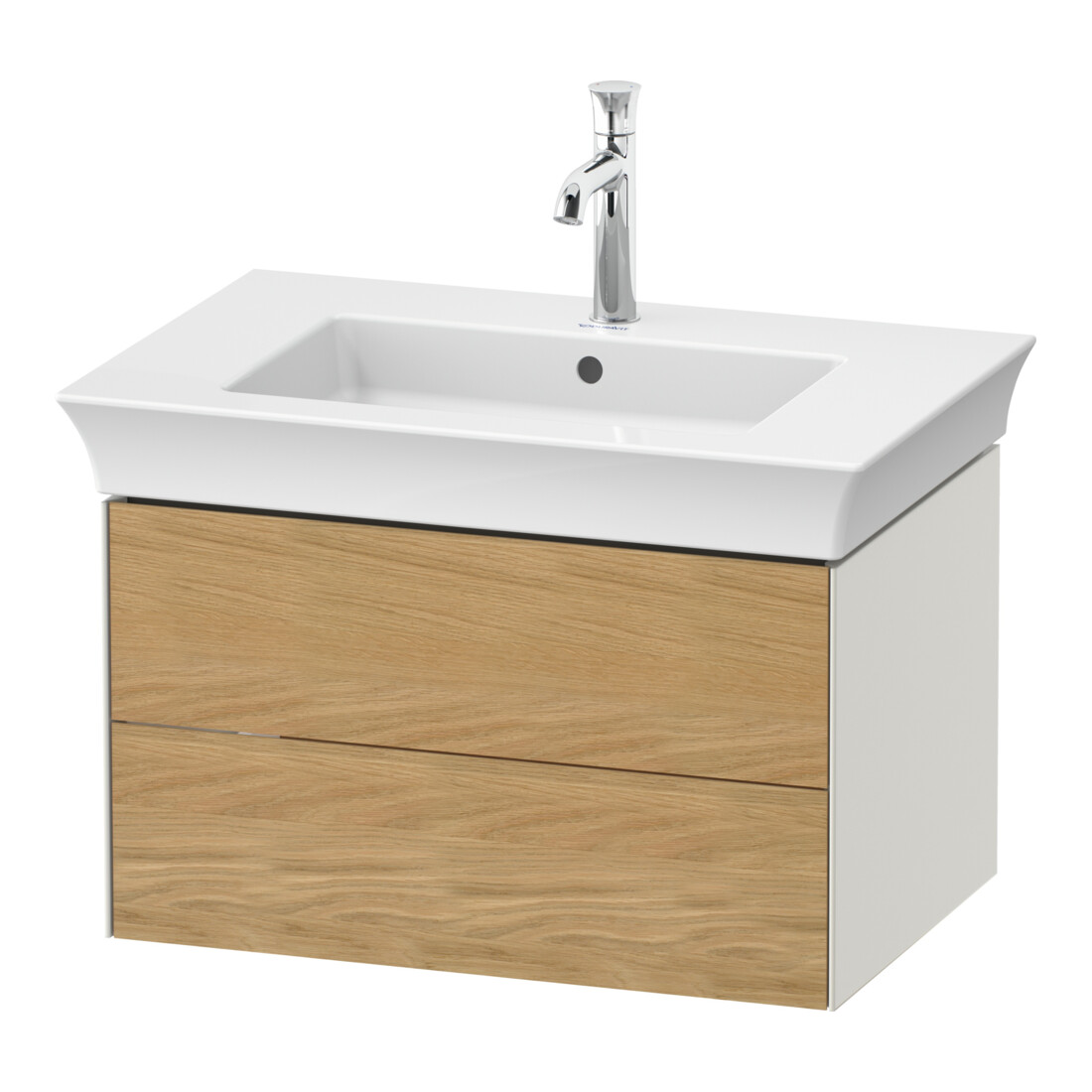 Duravit Waschtischunterschrank White Tulip 68,4x45,8cm, E Nat no w m, 2 La, wandhängend