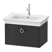Duravit Waschtischunterschrank White Tulip 68,4x45,8cm, gr g, 1 Ausz. m Gr., wandhängend