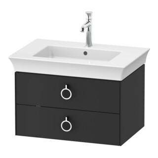 Duravit Waschtischunterschrank White Tulip 68,4x45,8cm, gr m, 2 La m Gr., wandhängend