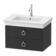 Duravit Waschtischunterschrank White Tulip 68,4x45,8cm, gr m, 2 La m Gr., wandhängend