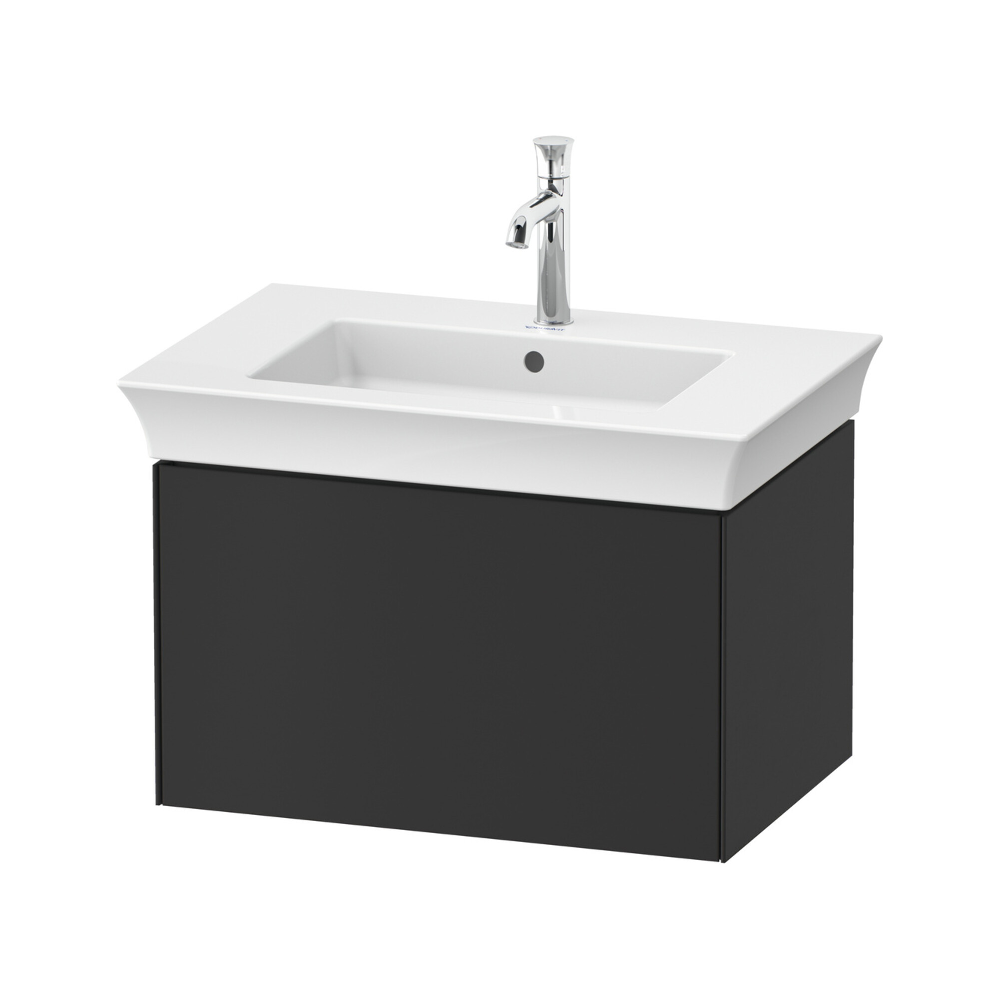 Duravit Waschtischunterschrank White Tulip 68,4x45,8cm, gr s-matt, 1 Ausz., wandhängend