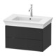 Duravit Waschtischunterschrank White Tulip 68,4x45,8cm, gra m, 2 Schubk., wandhängend-1