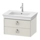 Duravit Waschtischunterschrank White Tulip 68,4x45,8cm, No w m, 2 La m Gr., wandhängend-1