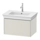 Duravit Waschtischunterschrank White Tulip 68,4x45,8cm, No w s-matt, 1 Ausz., wandhängend-1