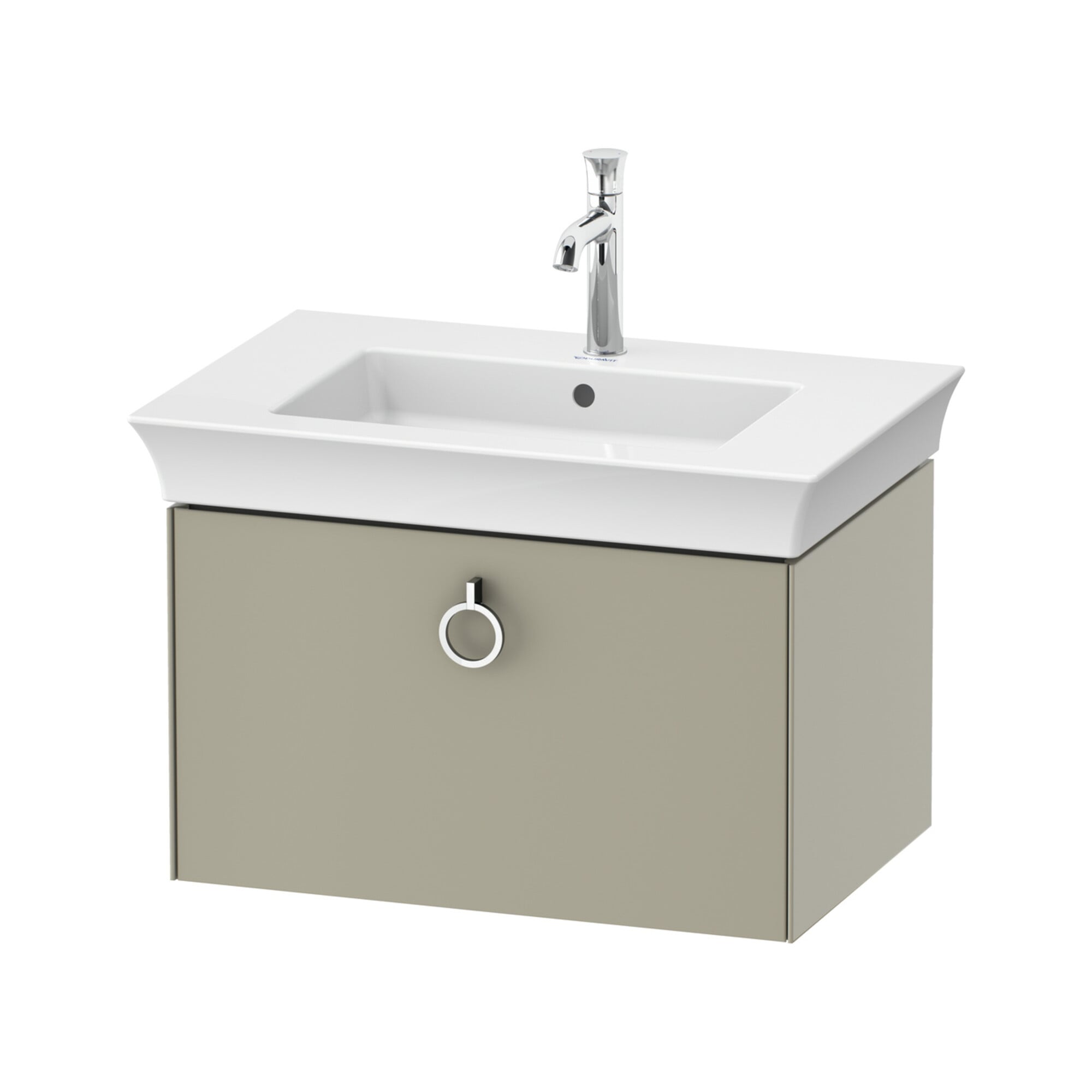 Duravit Waschtischunterschrank White Tulip 68,4x45,8cm, T m, 1 Ausz. m Gr., wandhängend