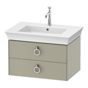 Duravit Waschtischunterschrank White Tulip 68,4x45,8cm, T m, 2 Schubk. m Gr., wandhängend
