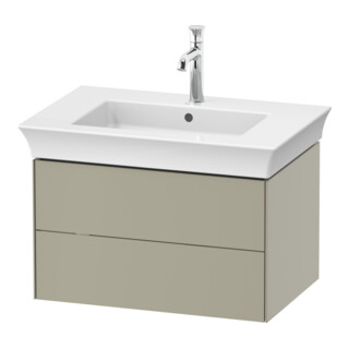 Duravit Waschtischunterschrank White Tulip 68,4x45,8cm, T s-matt, 2 Schubk., wandhängend