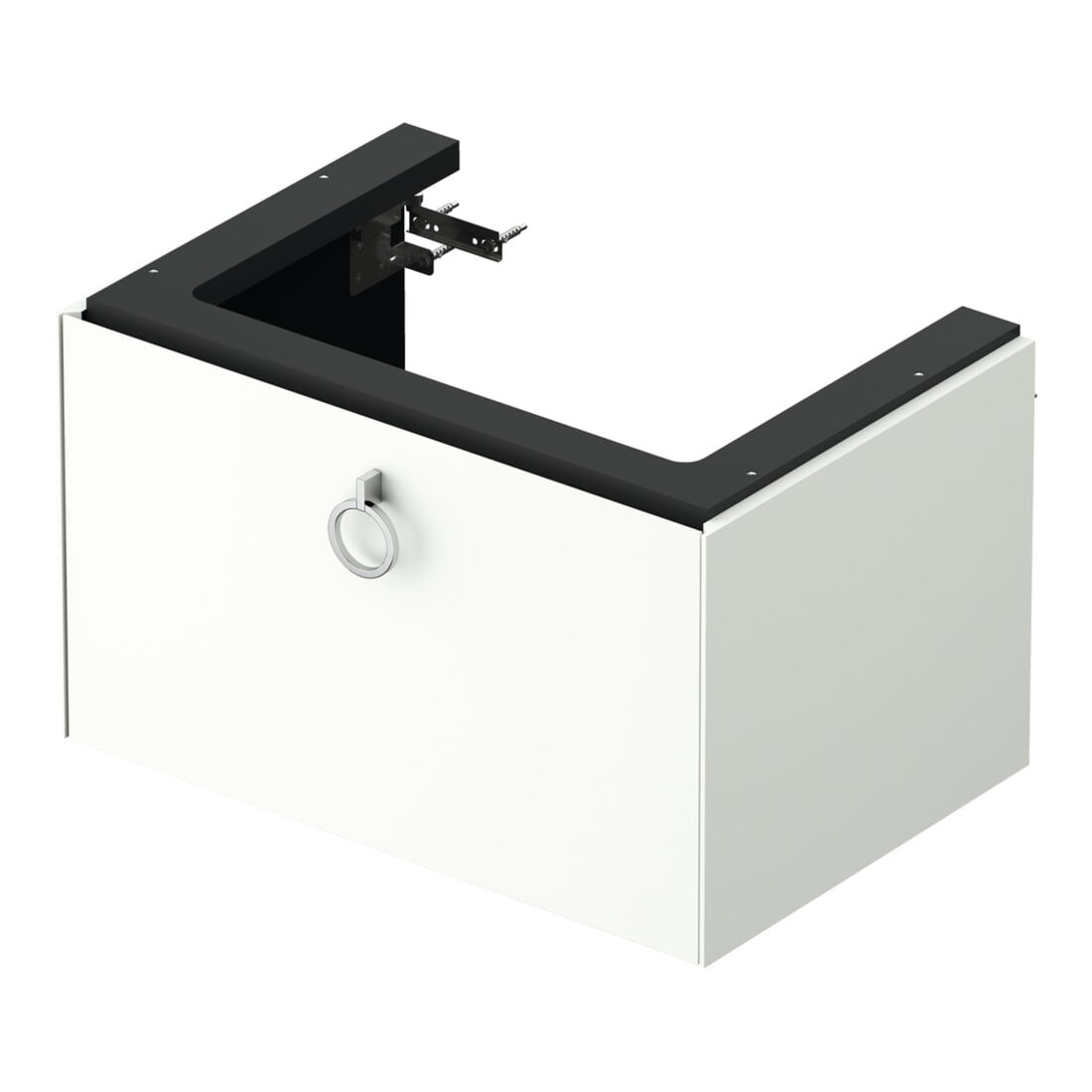 Duravit Waschtischunterschrank White Tulip 68,4x45,8cm, w m, 1 Ausz. m Gr., wandhängend