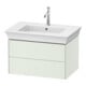 Duravit Waschtischunterschrank White Tulip 68,4x45,8cm, we s-matt, 2 Schubk., wandhängend-1