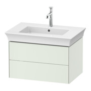 Duravit Waschtischunterschrank White Tulip 68,4x45,8cm, we s-matt, 2 Schubk., wandhängend