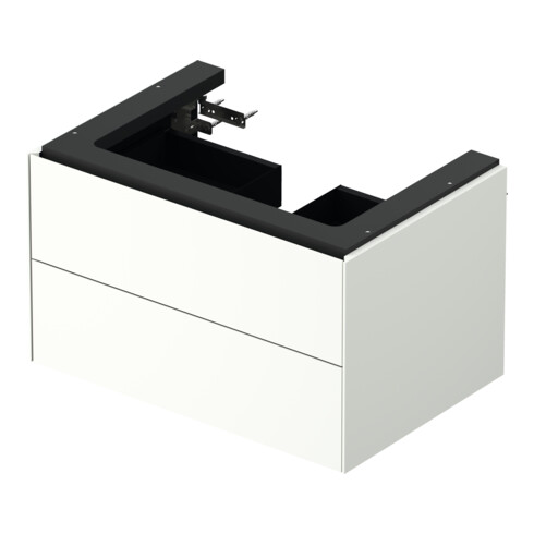 Duravit Waschtischunterschrank White Tulip 68,4x45,8cm, we s-matt, 2 Schubk., wandhängend