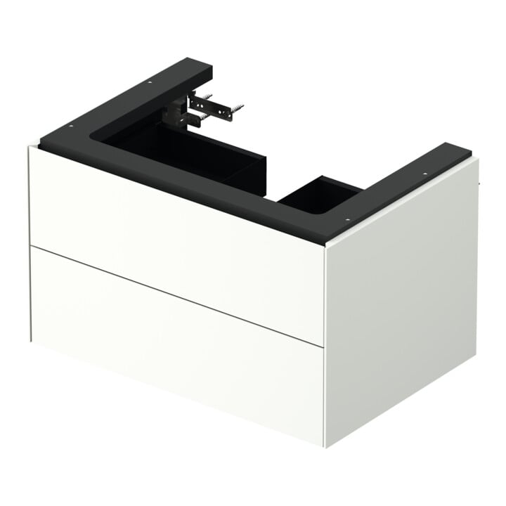 Duravit Waschtischunterschrank White Tulip 68,4x45,8cm, we s-matt, 2 Schubk., wandhängend