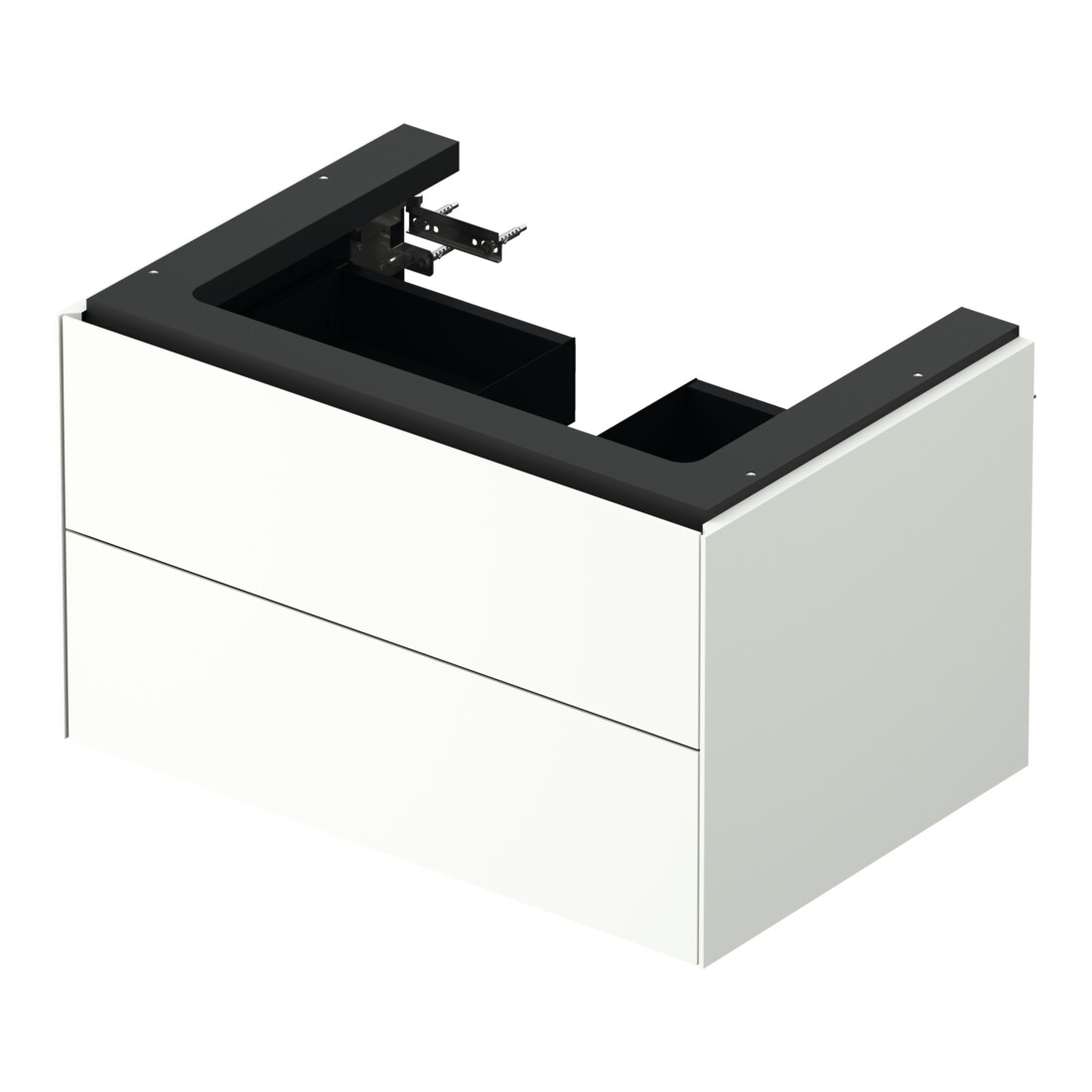 Duravit Waschtischunterschrank White Tulip 68,4x45,8cm, we s-matt, 2 Schubk., wandhängend