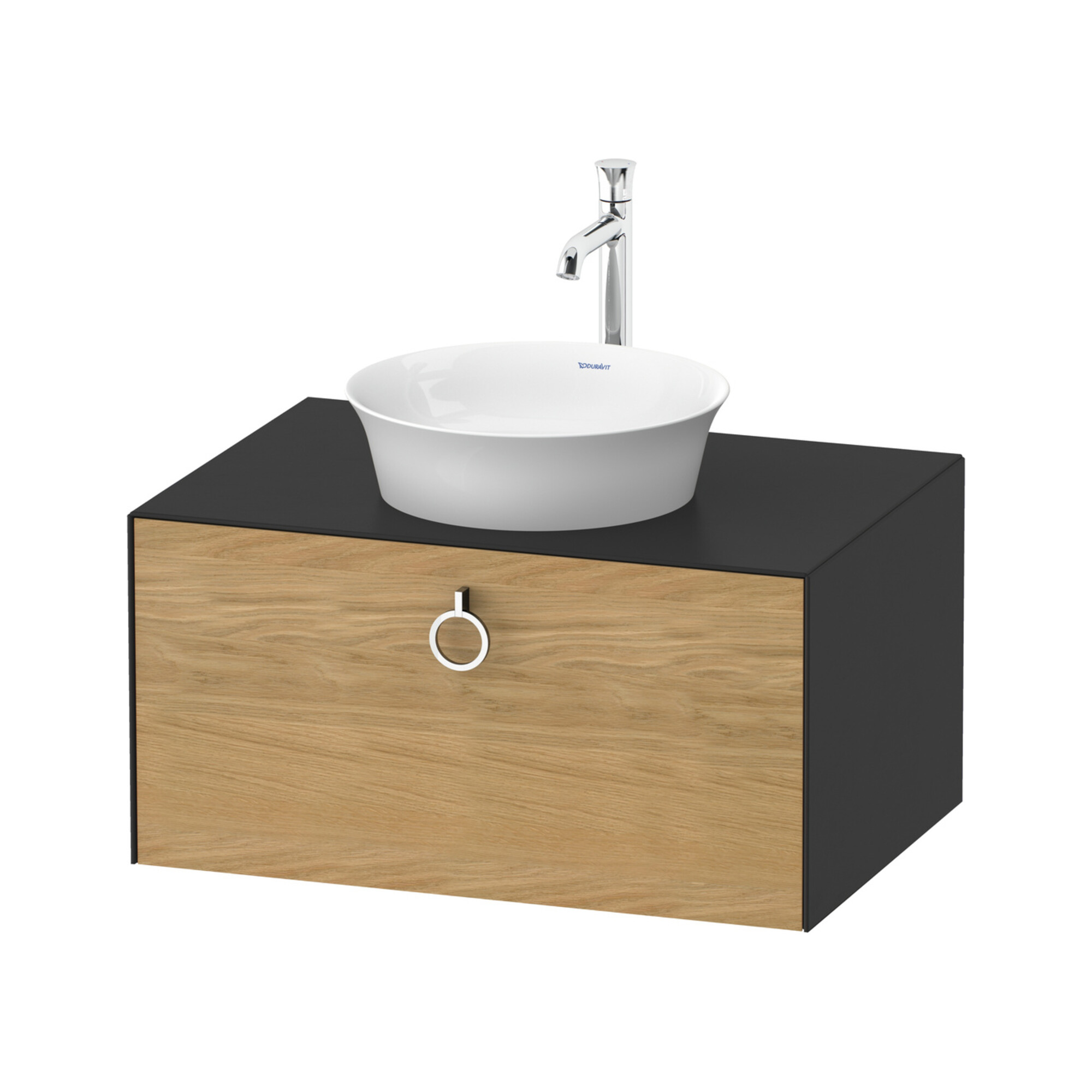 Duravit Waschtischunterschrank White Tulip 80x55cm, E N m/gra m, 1 AZ m G, 1 Pl