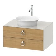 Duravit Waschtischunterschrank White Tulip 80x55cm, E N m/n w m, 2 La m G, 1 Pl-1