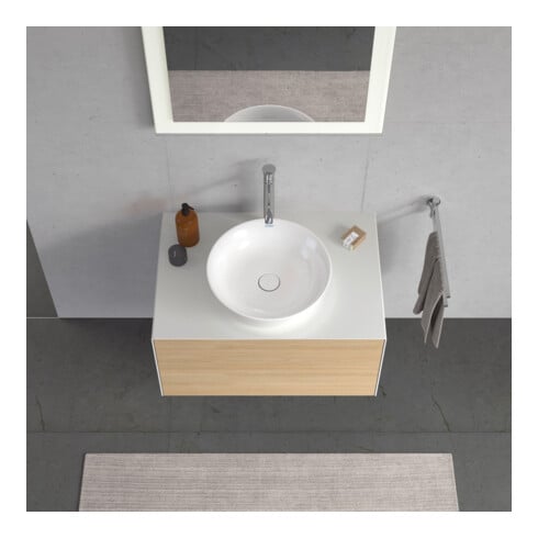 Duravit Waschtischunterschrank White Tulip 80x55cm, E N m/w m, 2 La, 1 Pl, wandhängend