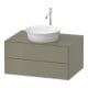 Duravit Waschtischunterschrank White Tulip 80x55cm, st-g g, 2 La, 1 Pl, wandhängend-1
