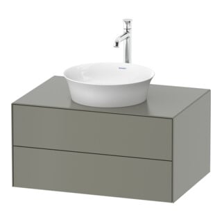 Duravit Waschtischunterschrank White Tulip 80x55cm, st-g m, 2 La, 1 Pl, wandhängend
