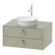 Duravit Waschtischunterschrank White Tulip 80x55cm, T m, 2 La m Gr., 1 Konsolenpl.-1