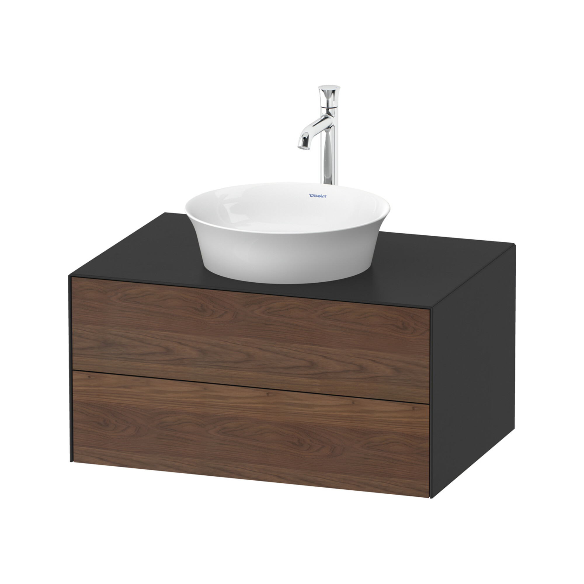 Duravit Waschtischunterschrank White Tulip 80x55cm, US N m/gra m, 2 La, 1 Pl, wandhängend