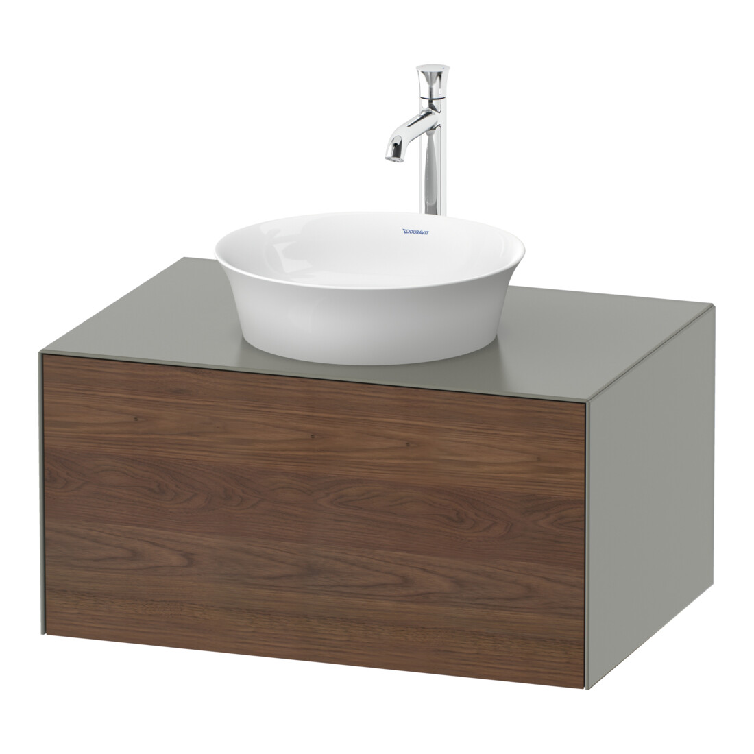 Duravit Waschtischunterschrank White Tulip 80x55cm, US N m/StG m, 1 AZ, 1 Pl, wandhängend