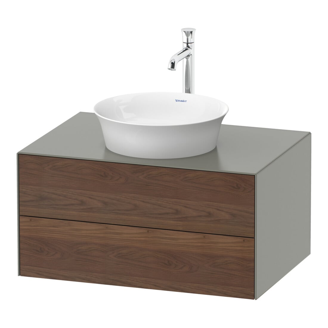 Duravit Waschtischunterschrank White Tulip 80x55cm, US N m/StG m, 2 La, 1 Pl, wandhängend