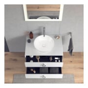 Duravit Waschtischunterschrank White Tulip 80x55cm, w g, 2 La m Gr., 1 Konsolenpl.-2