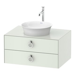 Duravit Waschtischunterschrank White Tulip 80x55cm, w m, 2 La m Gr., 1 Konsolenpl.