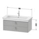 Duravit Waschtischunterschrank White Tulip 98,4x45,8cm, E N m/gra m, 2 La m G, wh