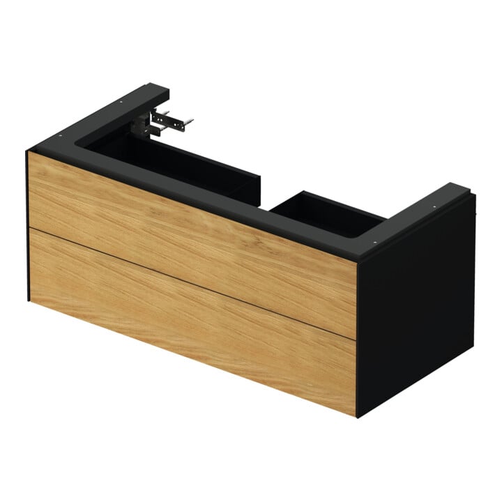 Duravit Waschtischunterschrank White Tulip 98,4x45,8cm, E Nat gra m, 2 La, wandhängend