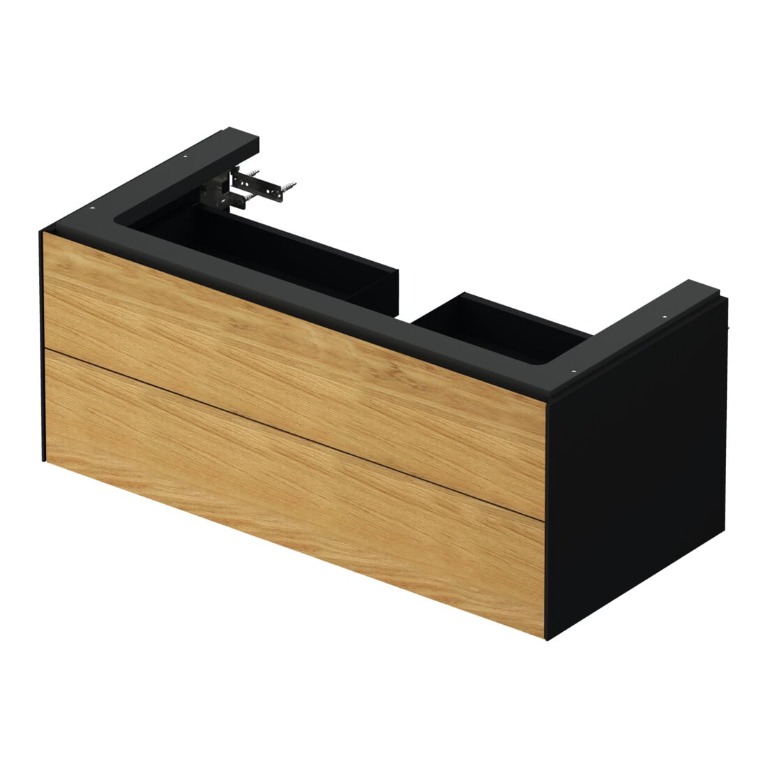 Duravit Waschtischunterschrank White Tulip 98,4x45,8cm, E Nat gra m, 2 La, wandhängend