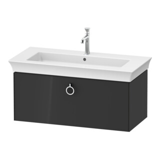 Duravit Waschtischunterschrank White Tulip 98,4x45,8cm, gr g, 1 Ausz. m Gr., wandhängend