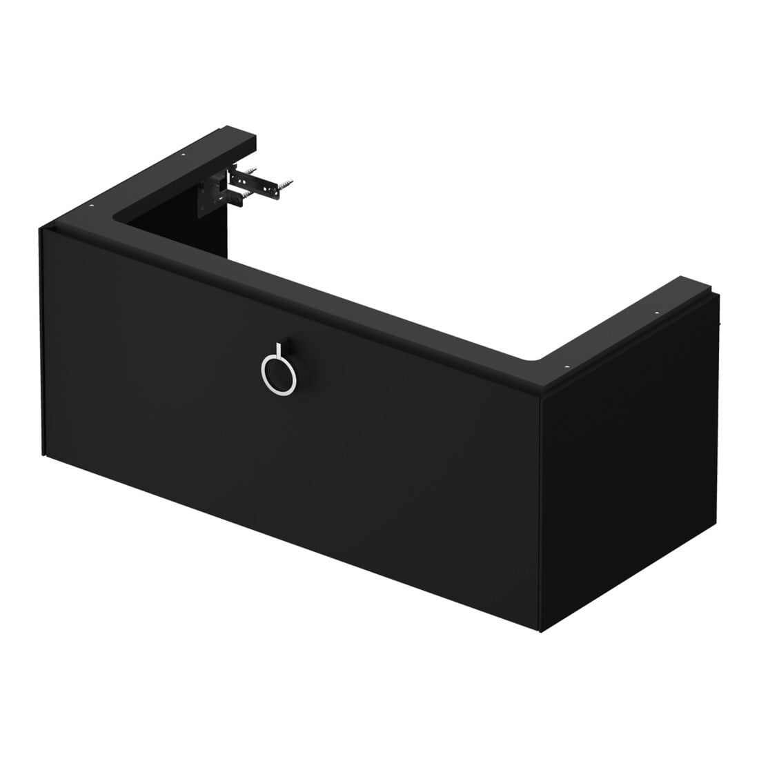 Duravit Waschtischunterschrank White Tulip 98,4x45,8cm, gr m, 1 Ausz. m Gr., wandhängend
