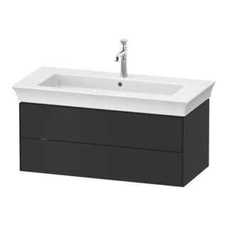 Duravit Waschtischunterschrank White Tulip 98,4x45,8cm, gra m, 2 Schubk., wandhängend