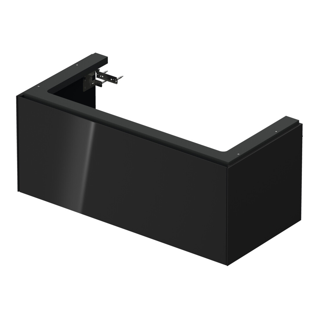Duravit Waschtischunterschrank White Tulip 98,4x45,8cm, graph hgl, 1 Ausz., wandhängend