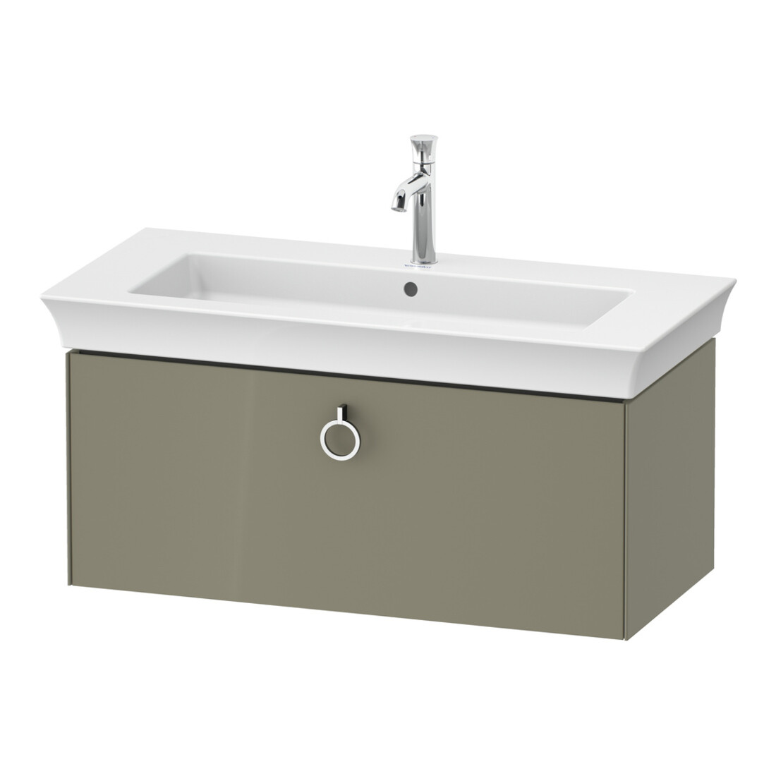 Duravit Waschtischunterschrank White Tulip 98,4x45,8cm, st-g g, 1 AZ m Gr., wandhängend