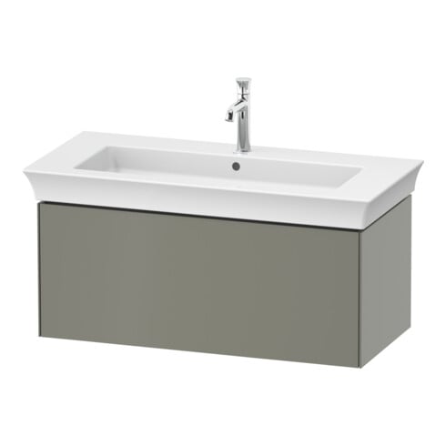 Duravit Waschtischunterschrank White Tulip 98,4x45,8cm, st-g s-matt, 1 Ausz., wandhängend