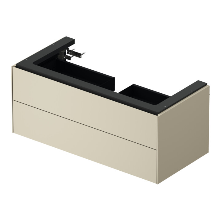 Duravit Waschtischunterschrank White Tulip 98,4x45,8cm, T s-matt, 2 Schubk., wandhängend