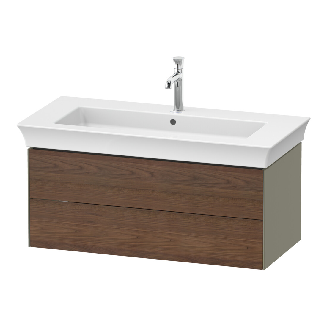 Duravit Waschtischunterschrank White Tulip 98,4x45,8cm, US N StG g, 2 La, wandhängend