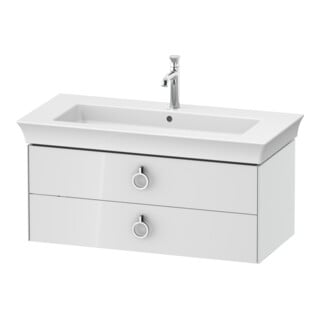 Duravit Waschtischunterschrank White Tulip 98,4x45,8cm, w g, 2 Schubk. m Gr., wandhängend
