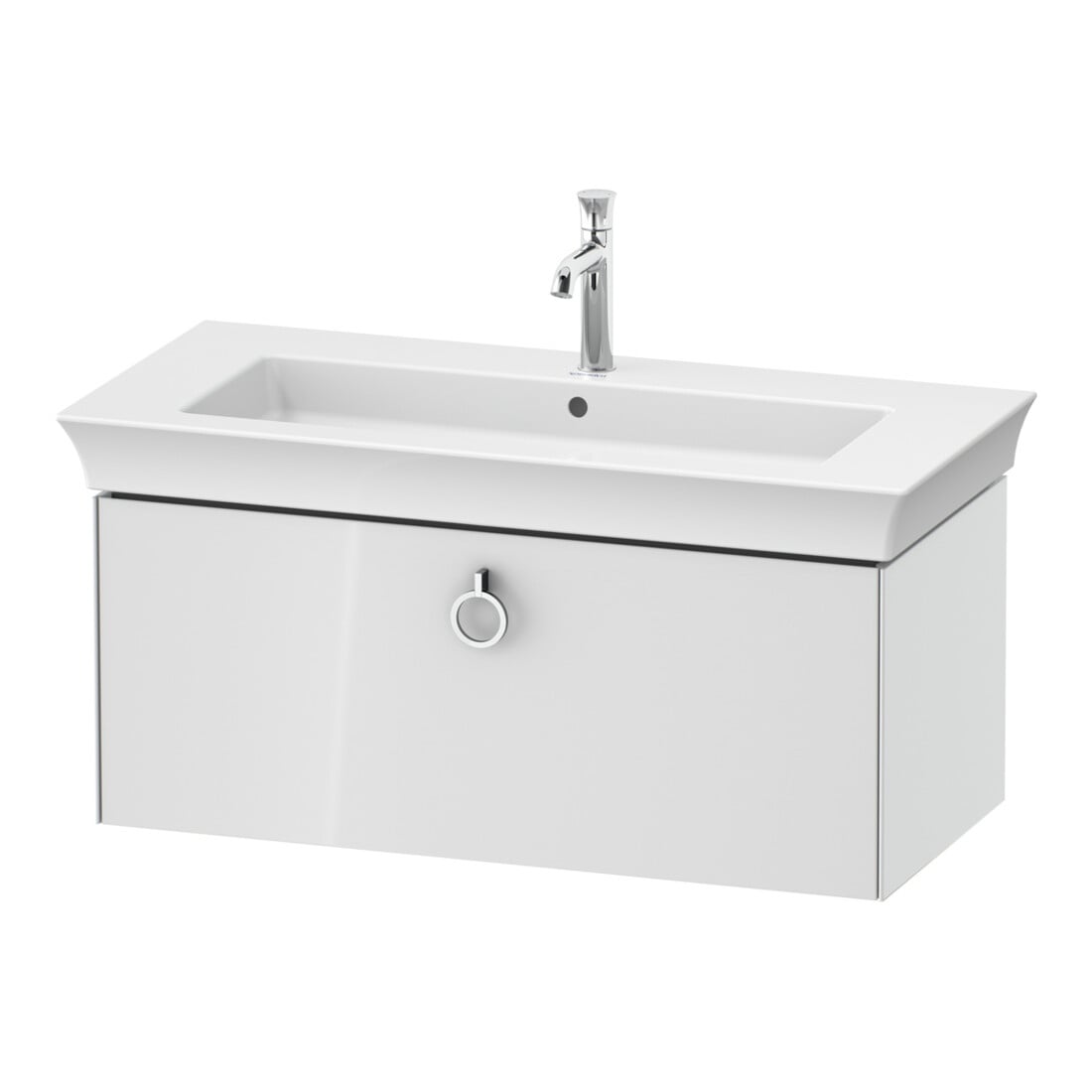 Duravit Waschtischunterschrank White Tulip 98,4x45,8cm, w hgl, 1 Ausz. m Gr., wandhängend