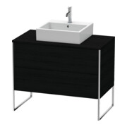 Duravit Waschtischunterschrank XSquare 100x54,8cm, E sw, f Kons, 2 Ausz., steh.
