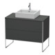 Duravit Waschtischunterschrank XSquare 100x54,8cm, gra m, f K, 2 Ausz., steh.-1