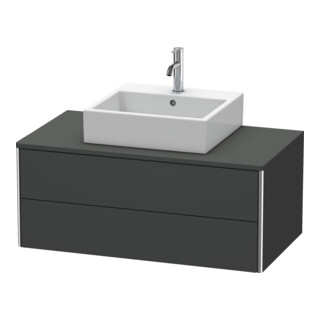 Duravit Waschtischunterschrank XSquare 100x54,8cm, gra m, f Kons., 2 La, wandhängend