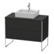 Duravit Waschtischunterschrank XSquare 100x54,8cm, gra matt, f K, 2 AZ, steh.-1